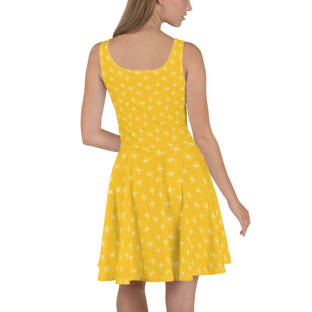 Woden's® Designer Yellow Summer Dress For Women