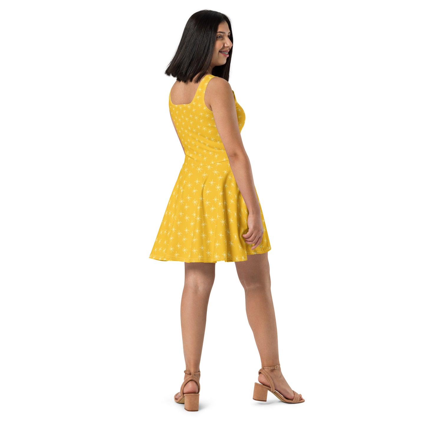 Woden's® Designer Yellow Summer Dress For Women