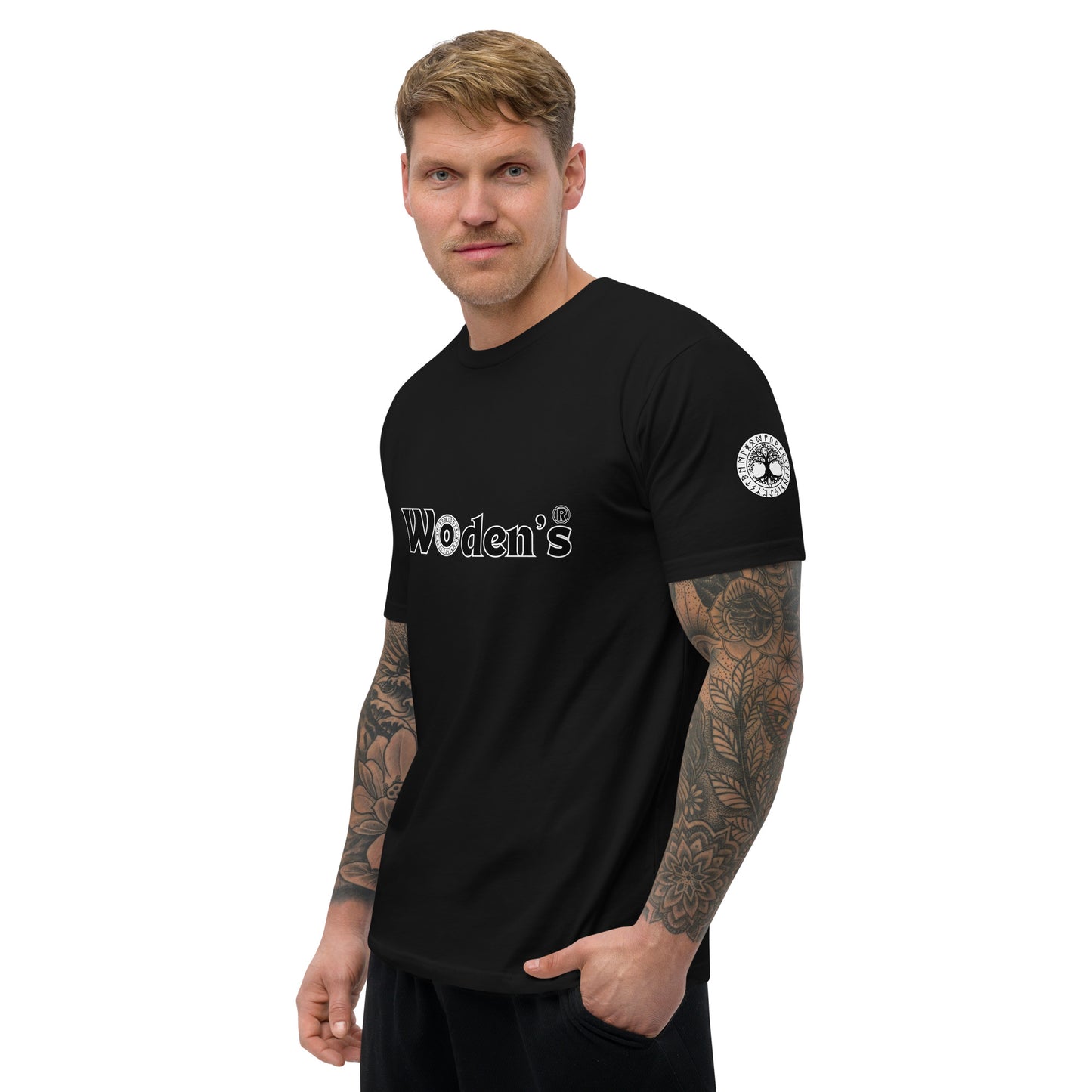 Woden's® Short Sleeve Cotton T-shirt | Dark Colors