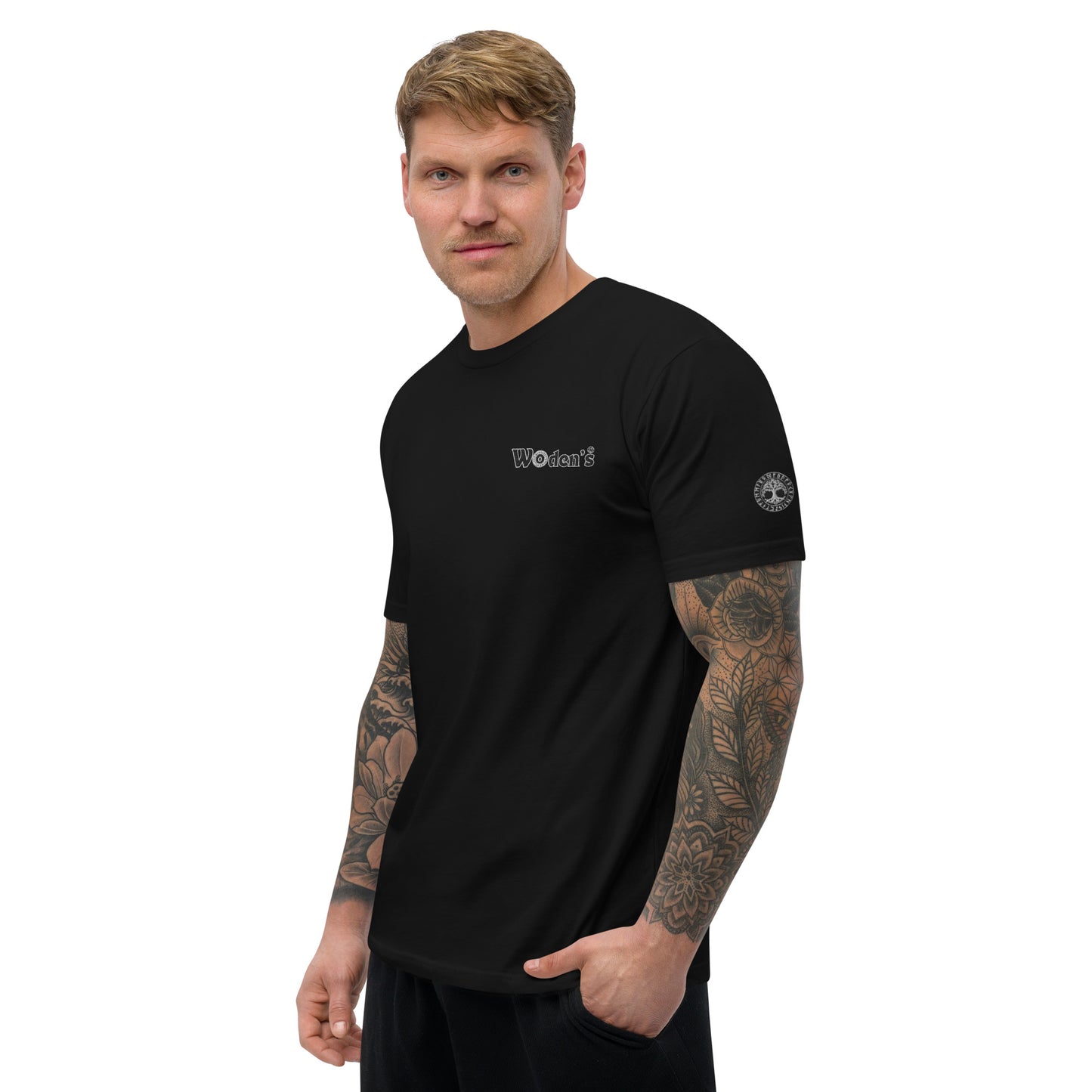 Woden's® Short Sleeve Fitted T-shirt For Men, Various Colors