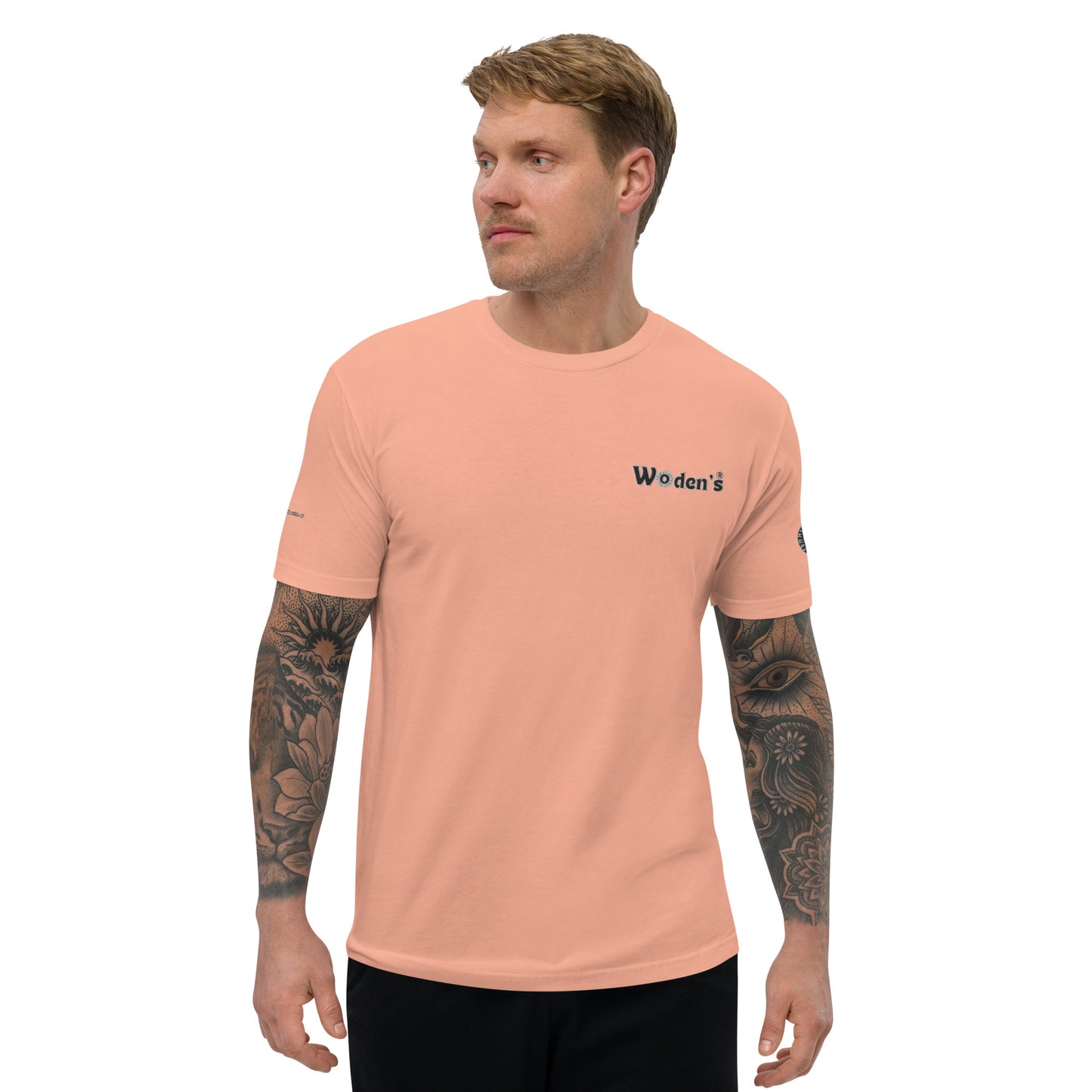 Woden's® Short Sleeve Fitted T-shirt For Men, Various Colors