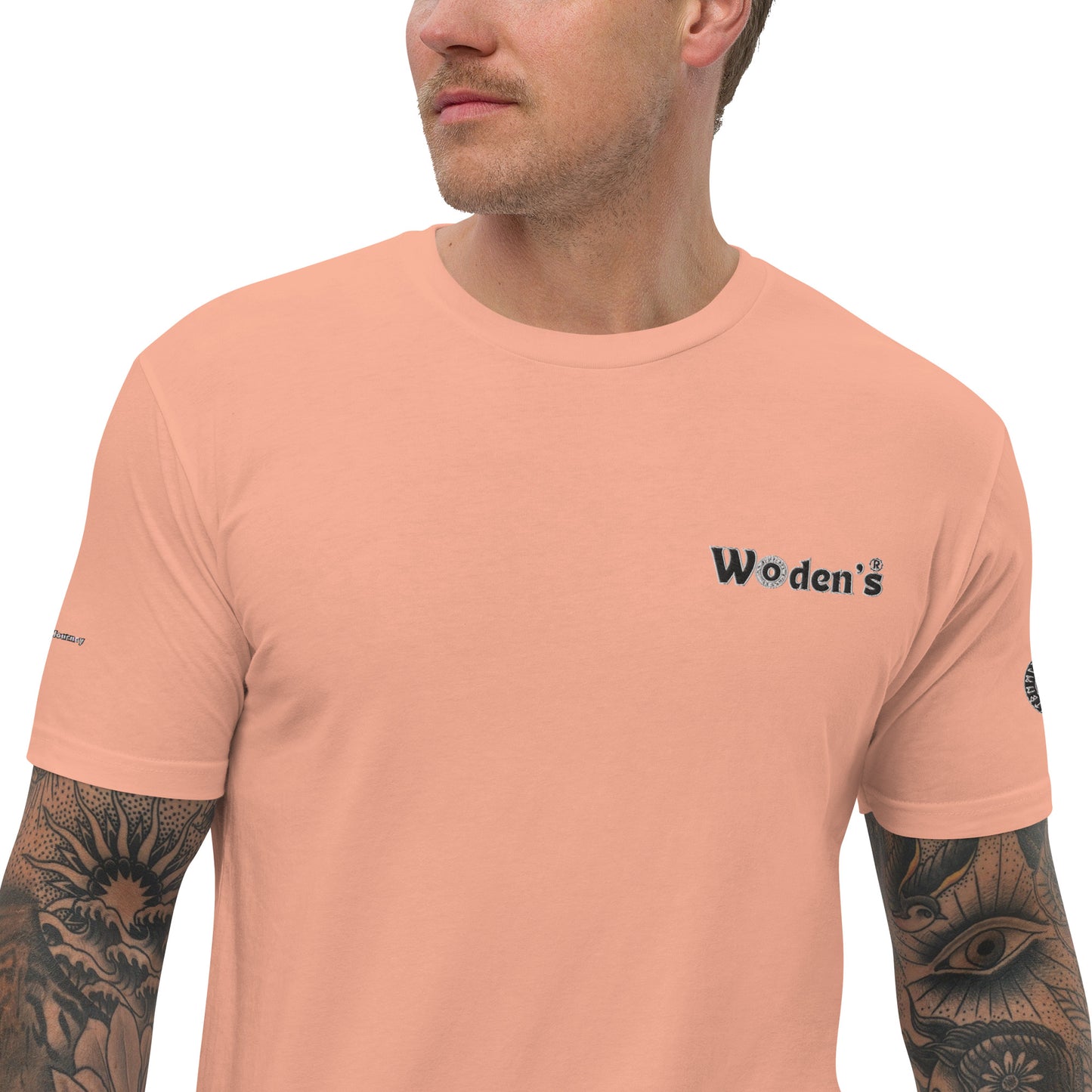 Woden's® Short Sleeve Fitted T-shirt For Men, Various Colors