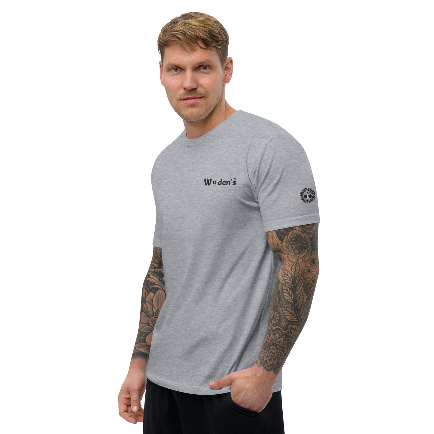 Woden's® Short Sleeve Fitted T-shirt For Men, Various Colors