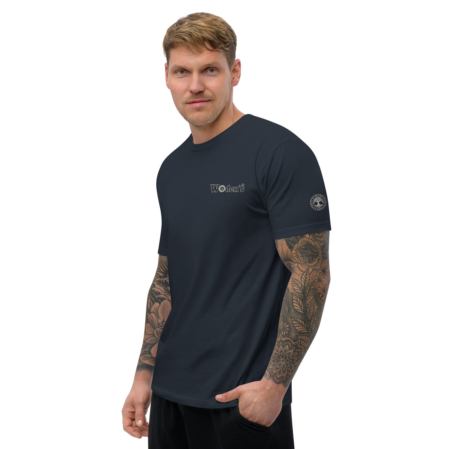 Woden's® Short Sleeve Fitted T-shirt For Men, Various Colors