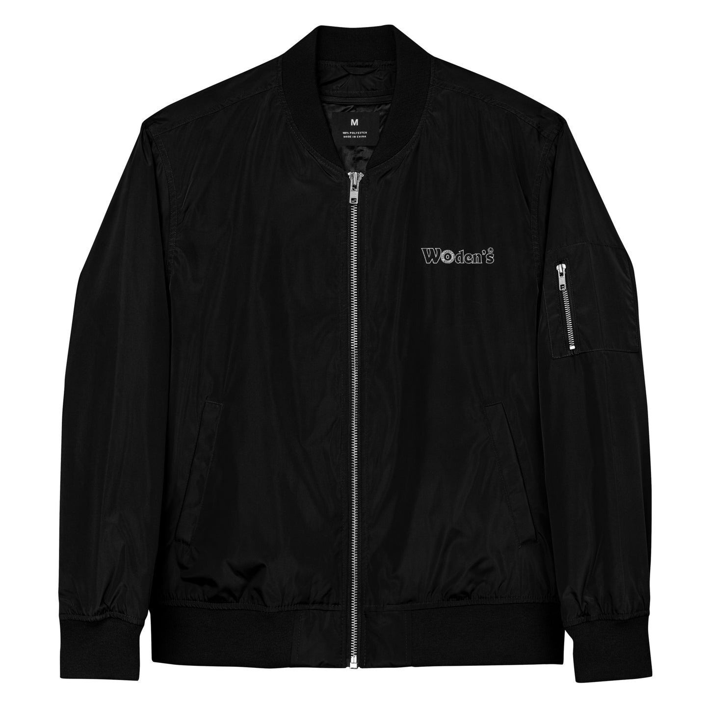 Woden's® Premium Green/Black Bomber Jacket | Unisex