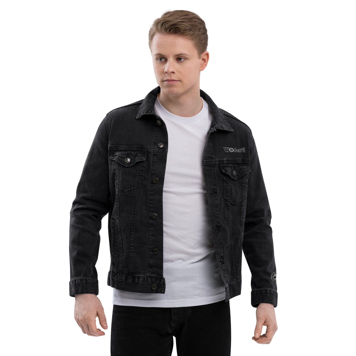 Woden's® Classic Black Denim Jacket | Unisex