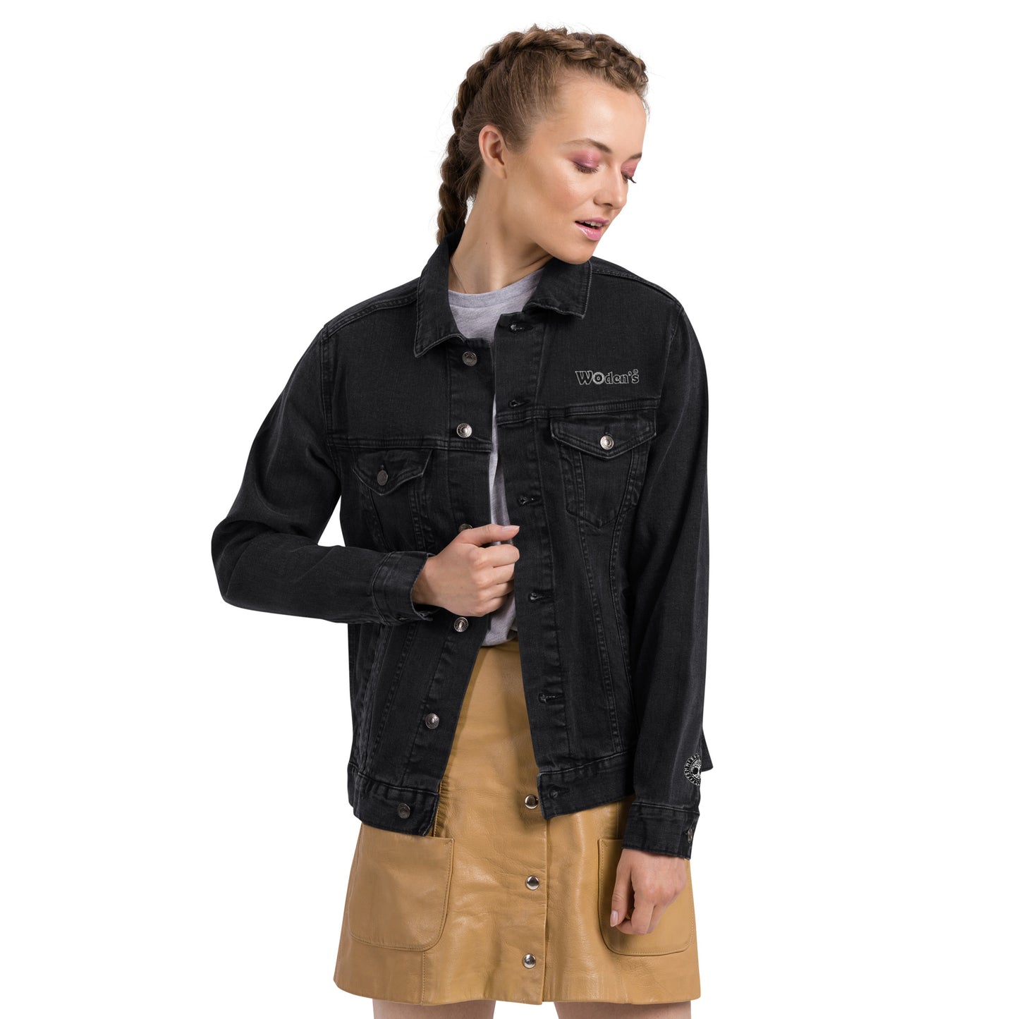 Woden's® Classic Black Denim Jacket | Unisex