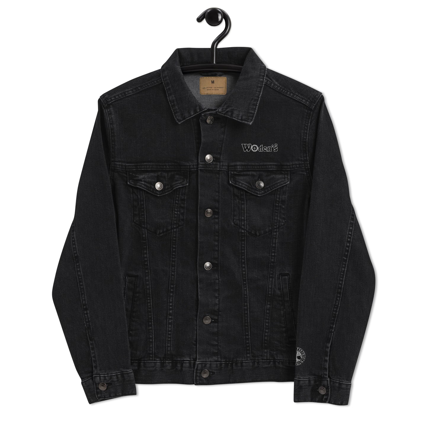 Woden's® Classic Black Denim Jacket | Unisex