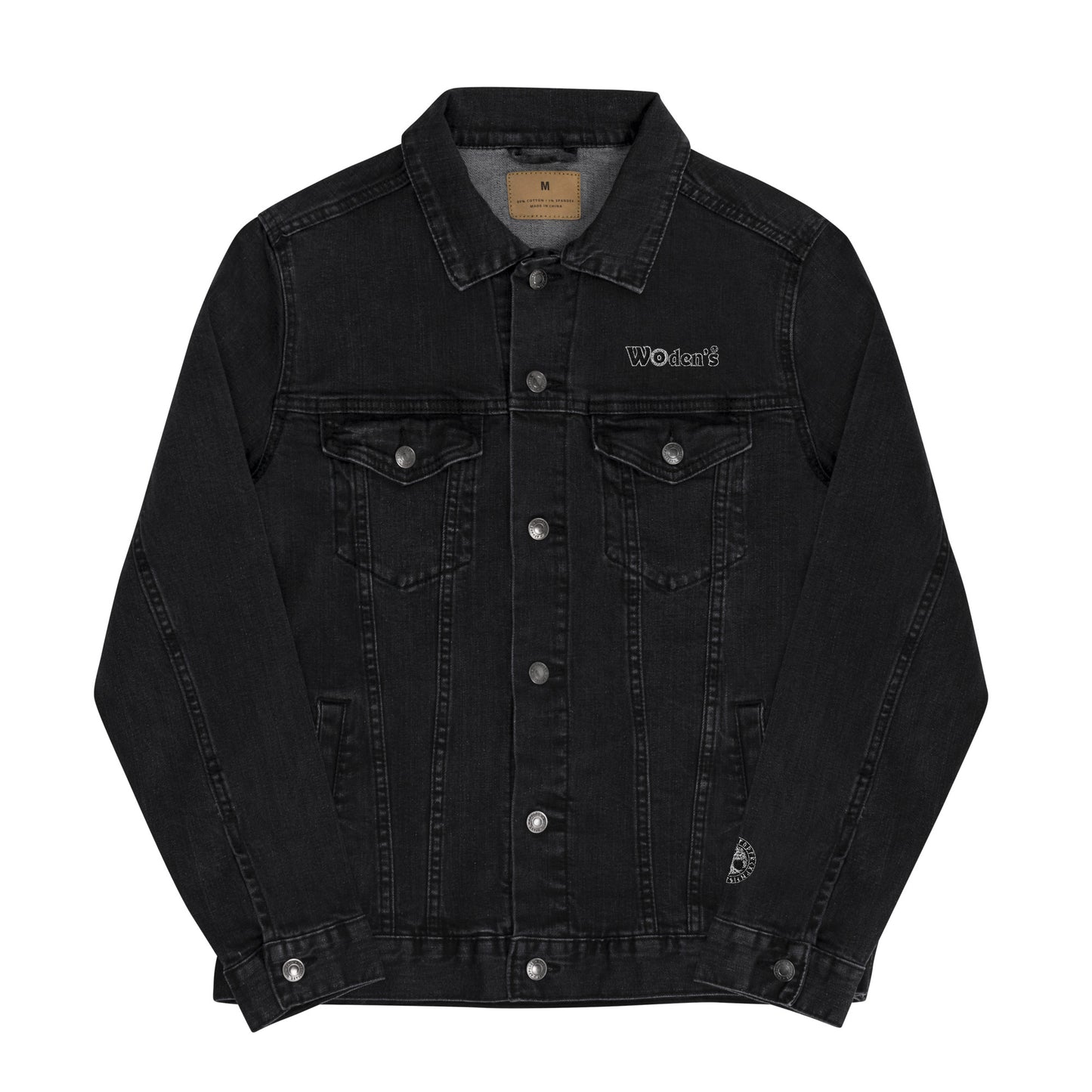 Woden's® Classic Black Denim Jacket | Unisex