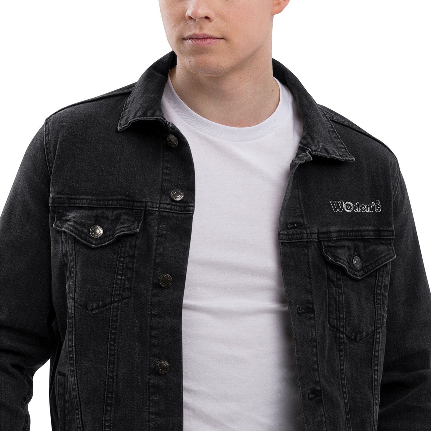 Woden's® Classic Black Denim Jacket | Unisex