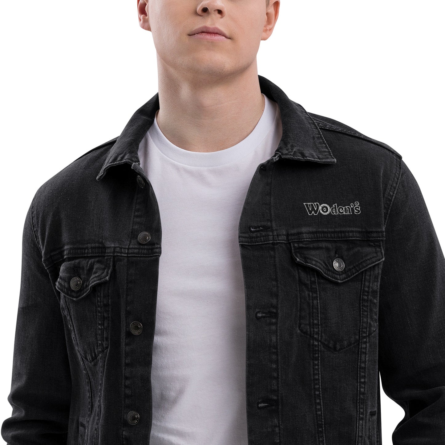 Woden's® Classic Black Denim Jacket | Unisex