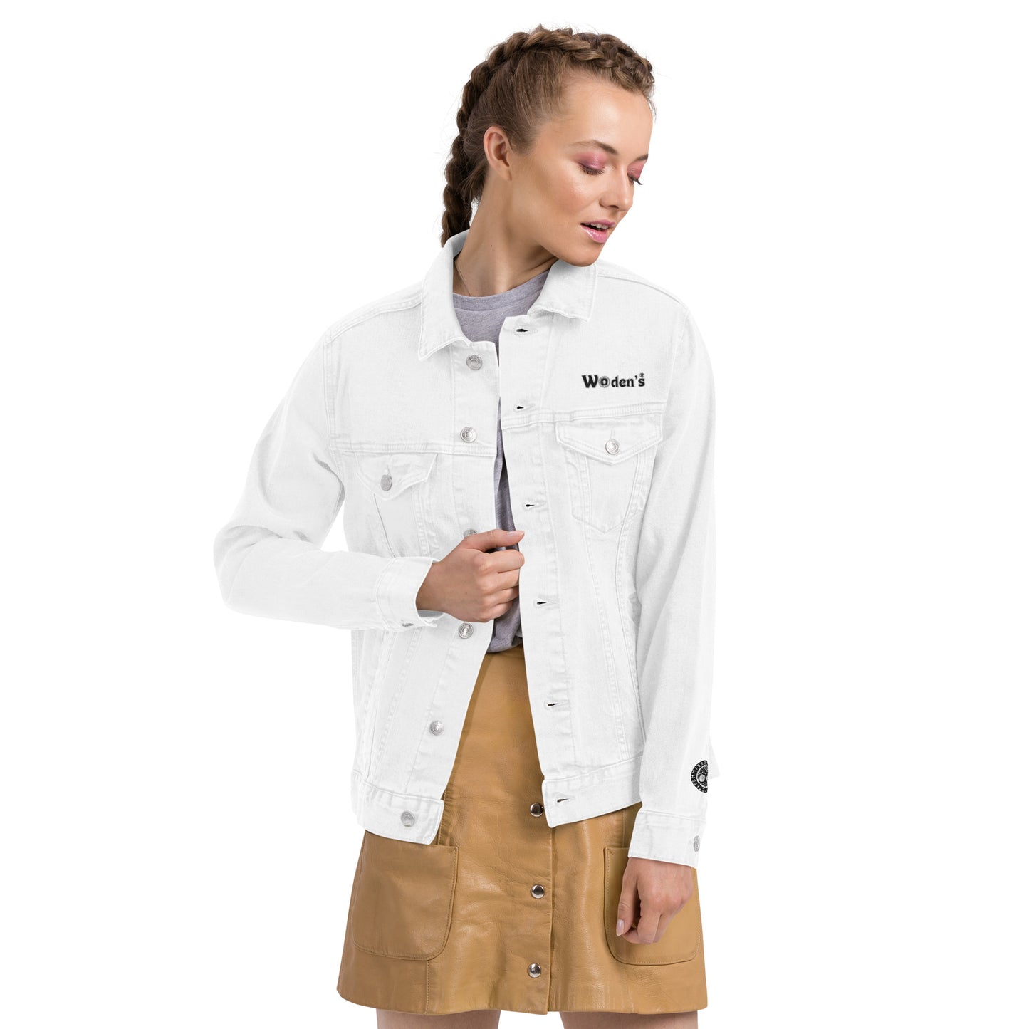 Woden's® Classic White Denim Jacket | Unisex