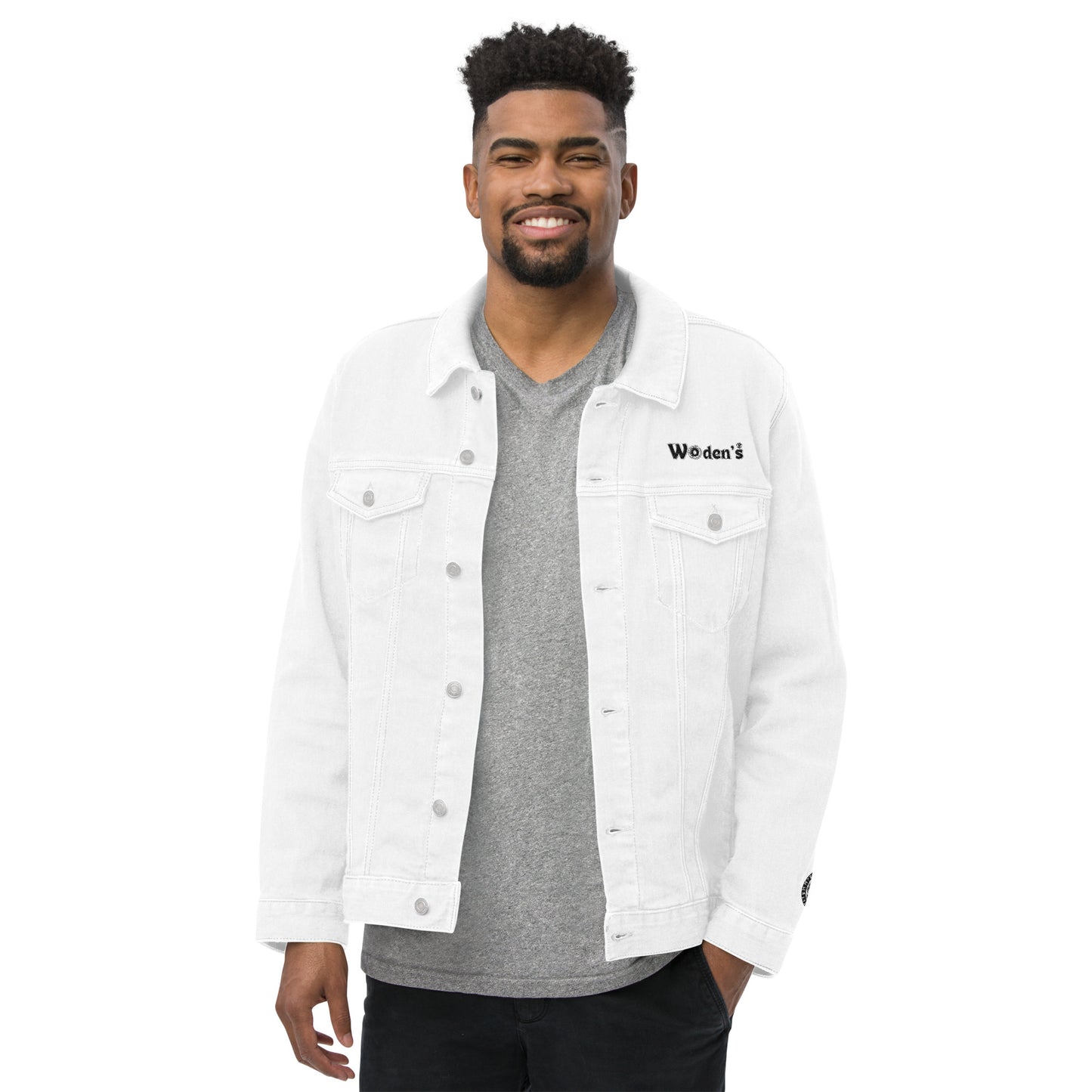 Woden's® Classic White Denim Jacket | Unisex