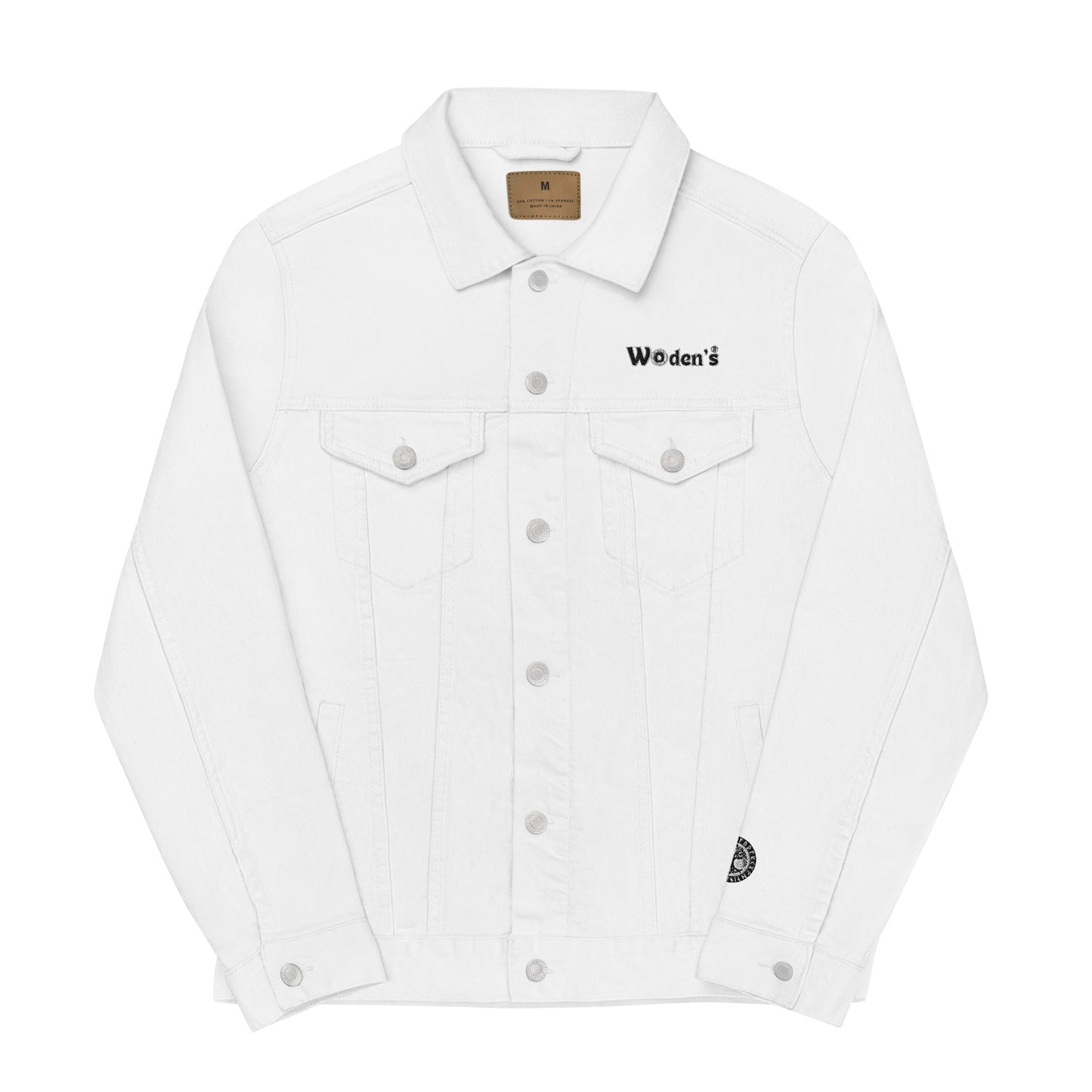 Woden's® Classic White Denim Jacket | Unisex