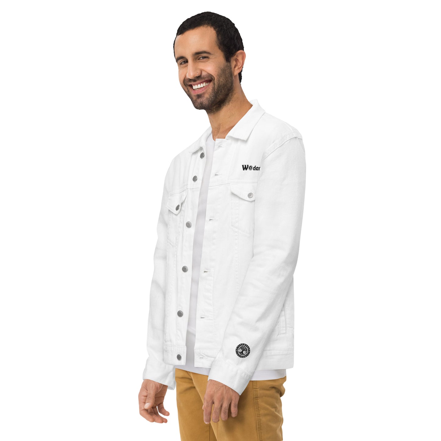 Woden's® Classic White Denim Jacket | Unisex