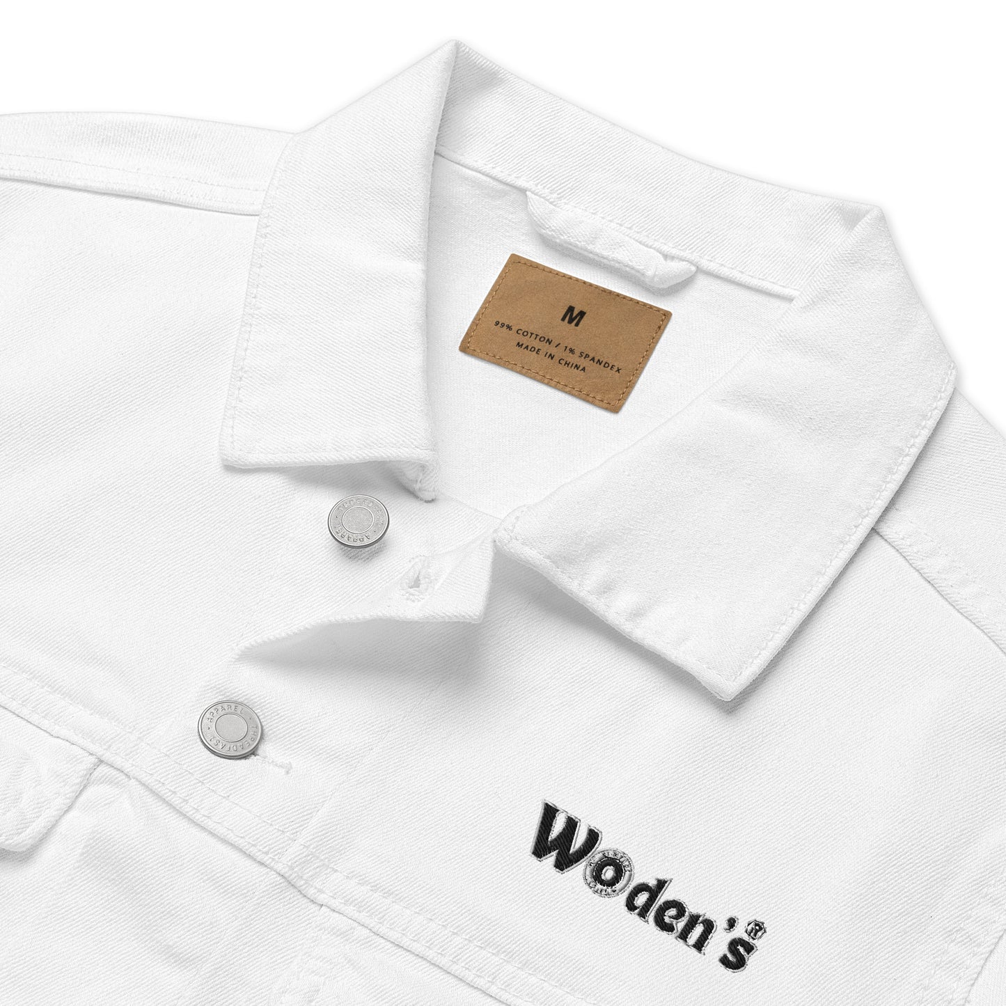 Woden's® Classic White Denim Jacket | Unisex