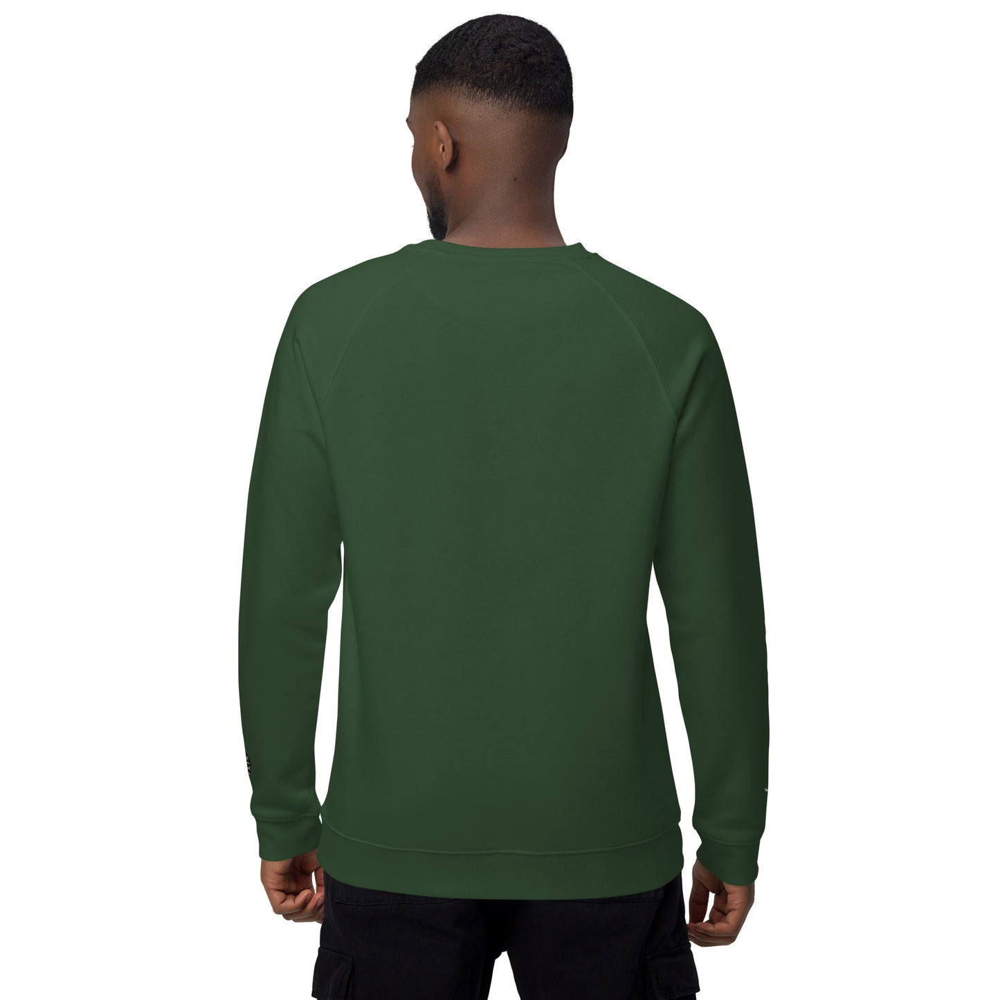 Woden's® Organic Raglan Dark Sweatshirt | Unisex