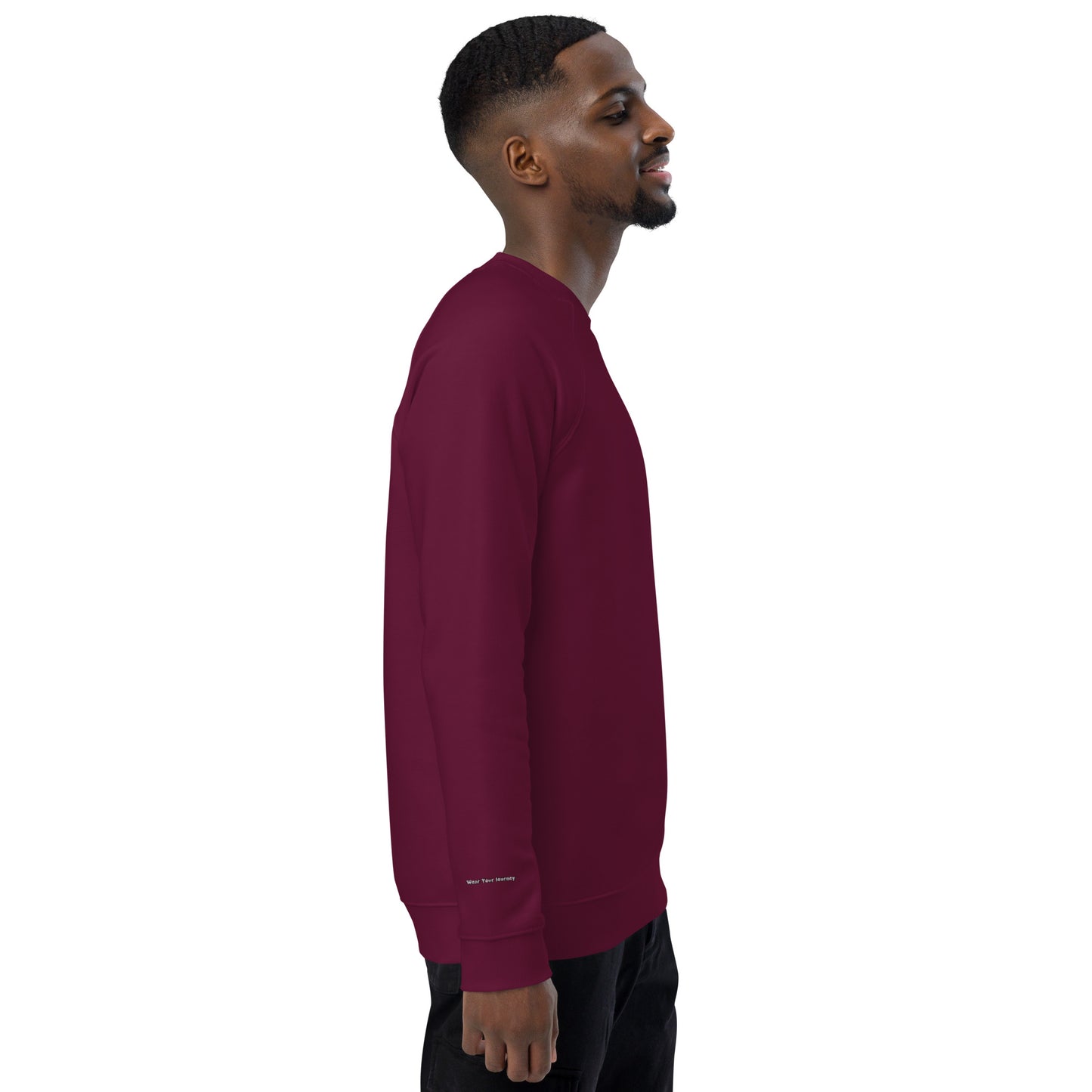 Woden's® Organic Raglan Dark Sweatshirt | Unisex