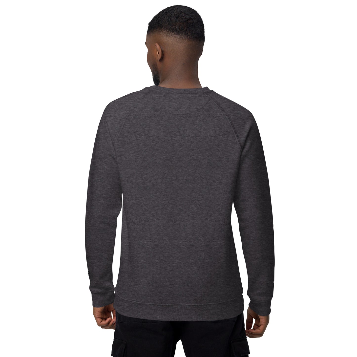 Woden's® Organic Raglan Dark Sweatshirt | Unisex