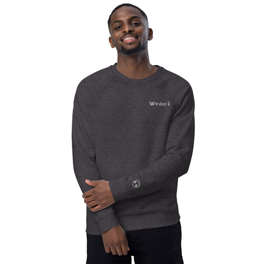 Woden's® Organic Raglan Dark Sweatshirt | Unisex