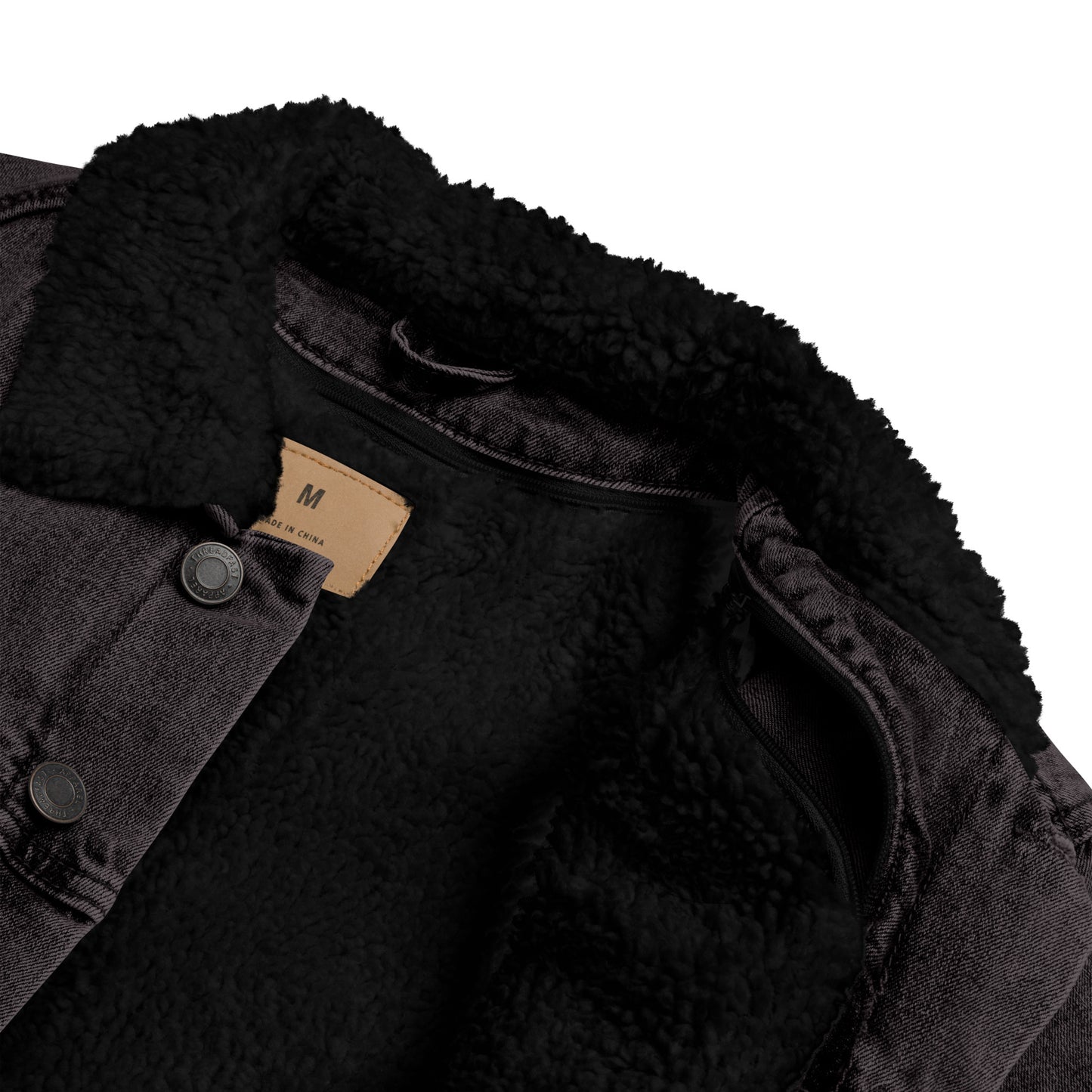 Woden's® Dark Denim Sherpa Jacket | Unisex