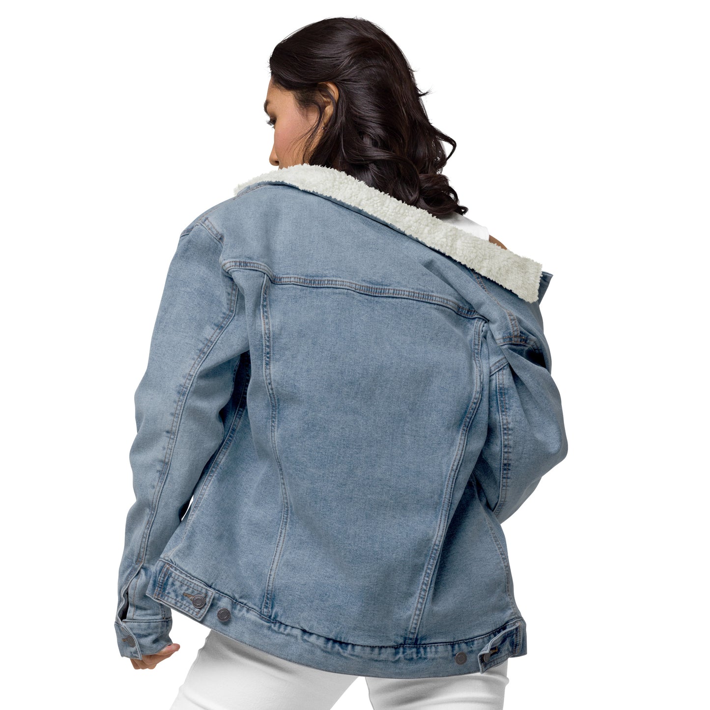 Woden's® Light Denim Sherpa Jacket | Unisex