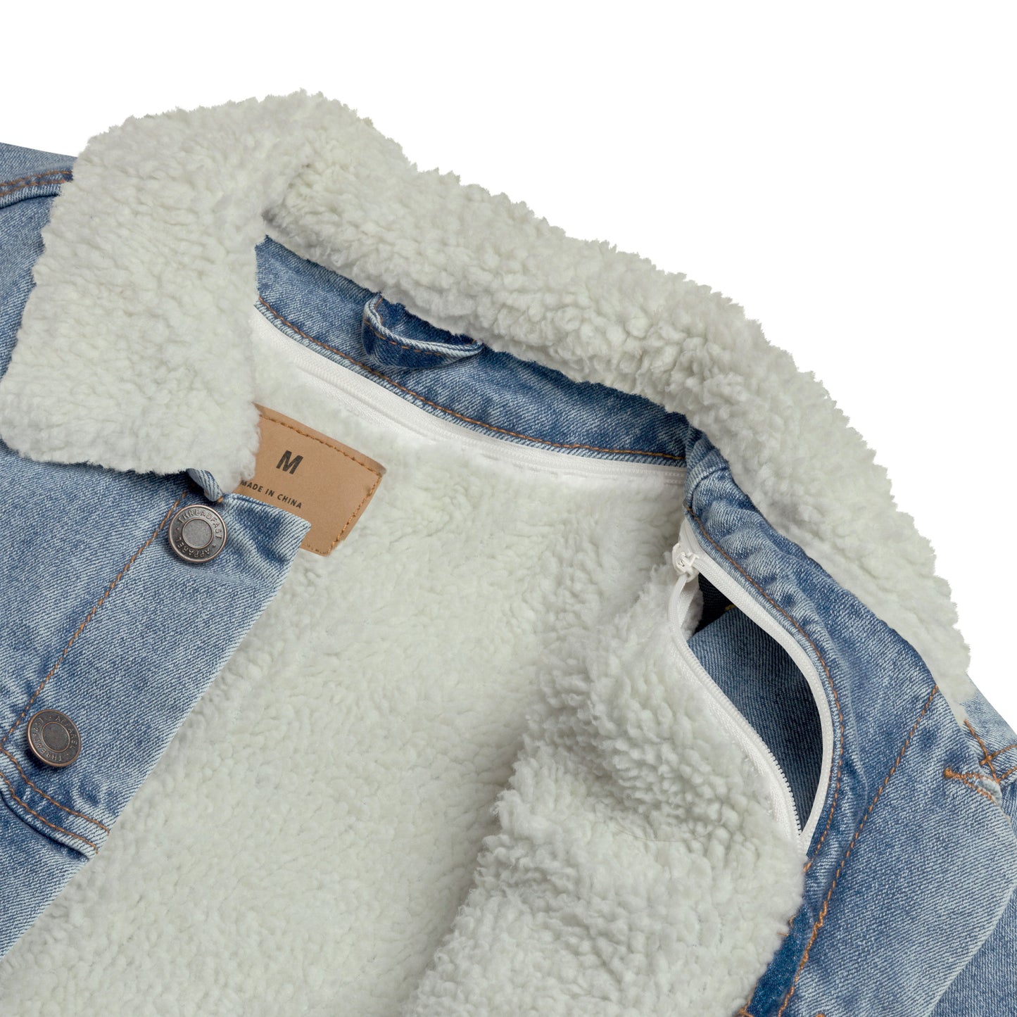 Woden's® Light Denim Sherpa Jacket | Unisex