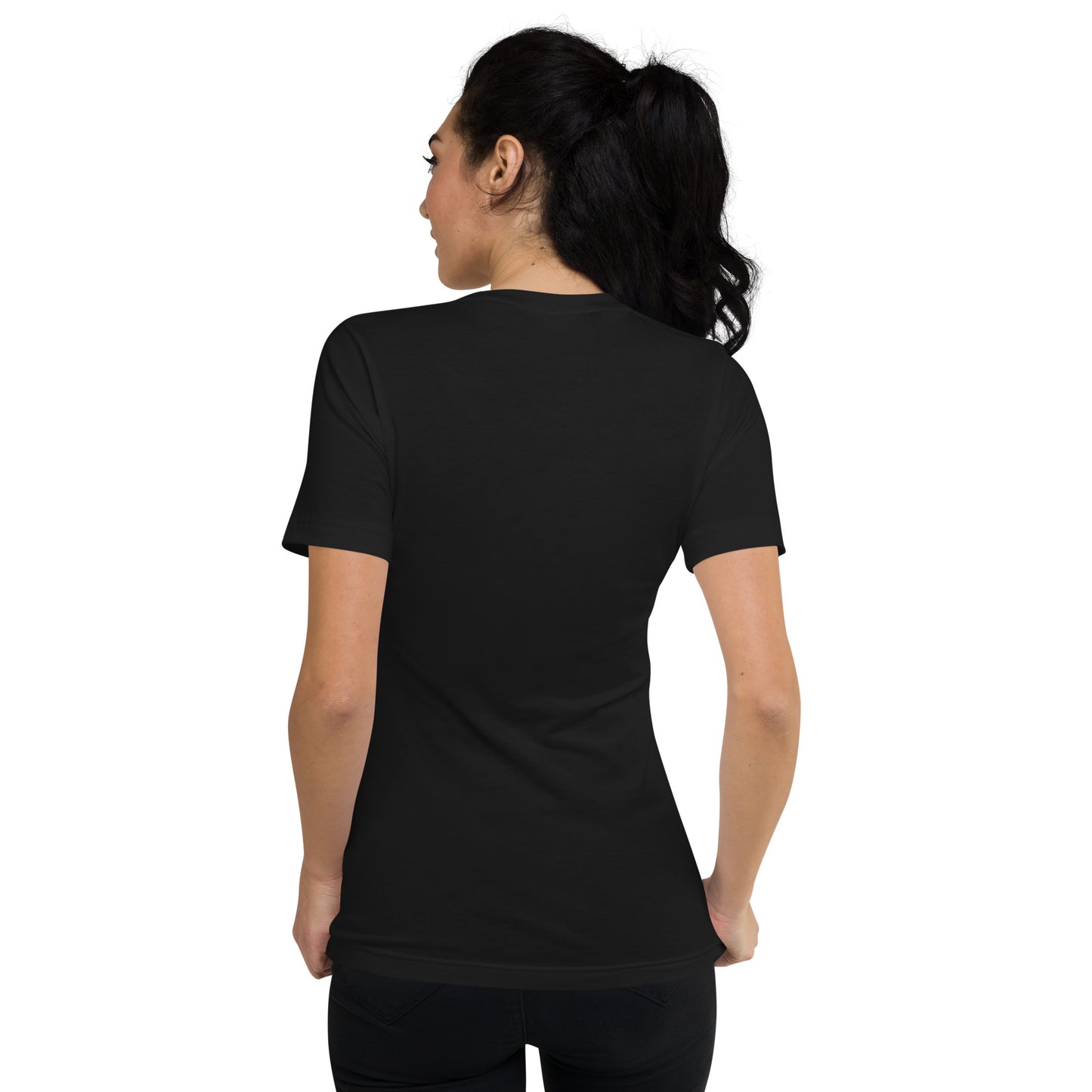 Woden's® Short Sleeve V-Neck T-Shirt, Black or White | Unisex