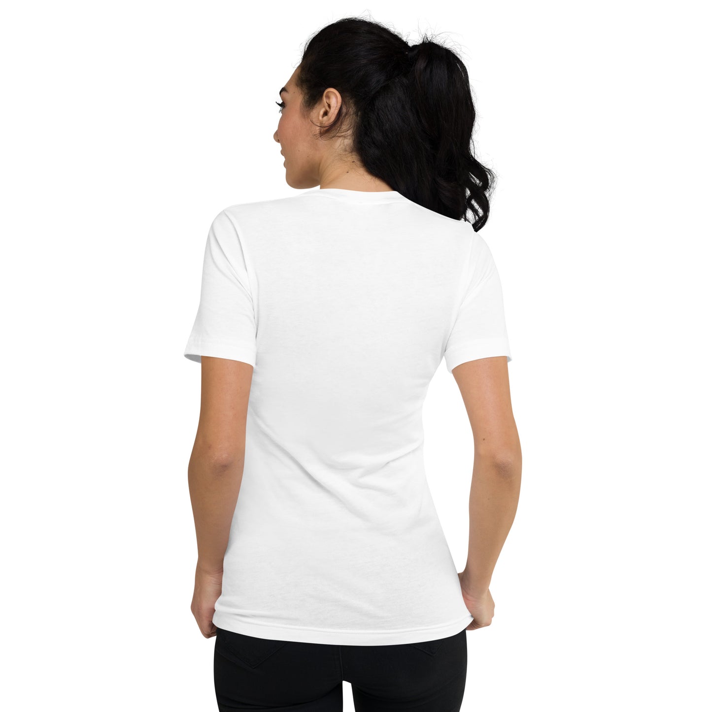 Woden's® Short Sleeve V-Neck T-Shirt, Black or White | Unisex